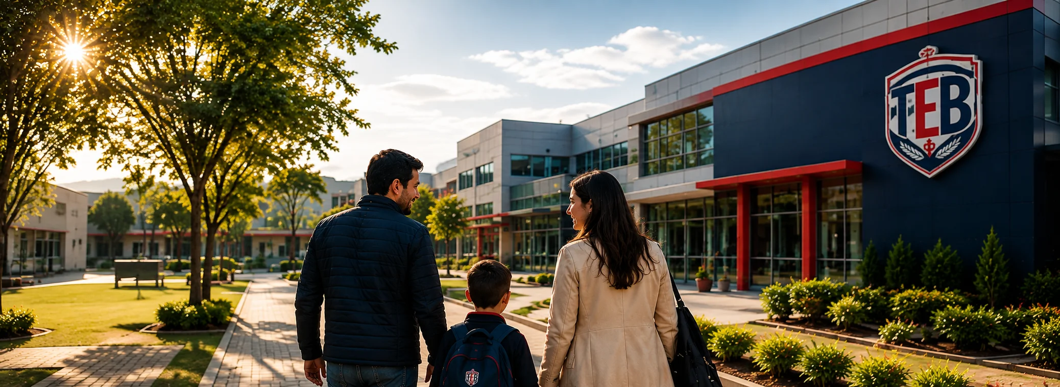 Familias y estudiantes de Colegio TEB