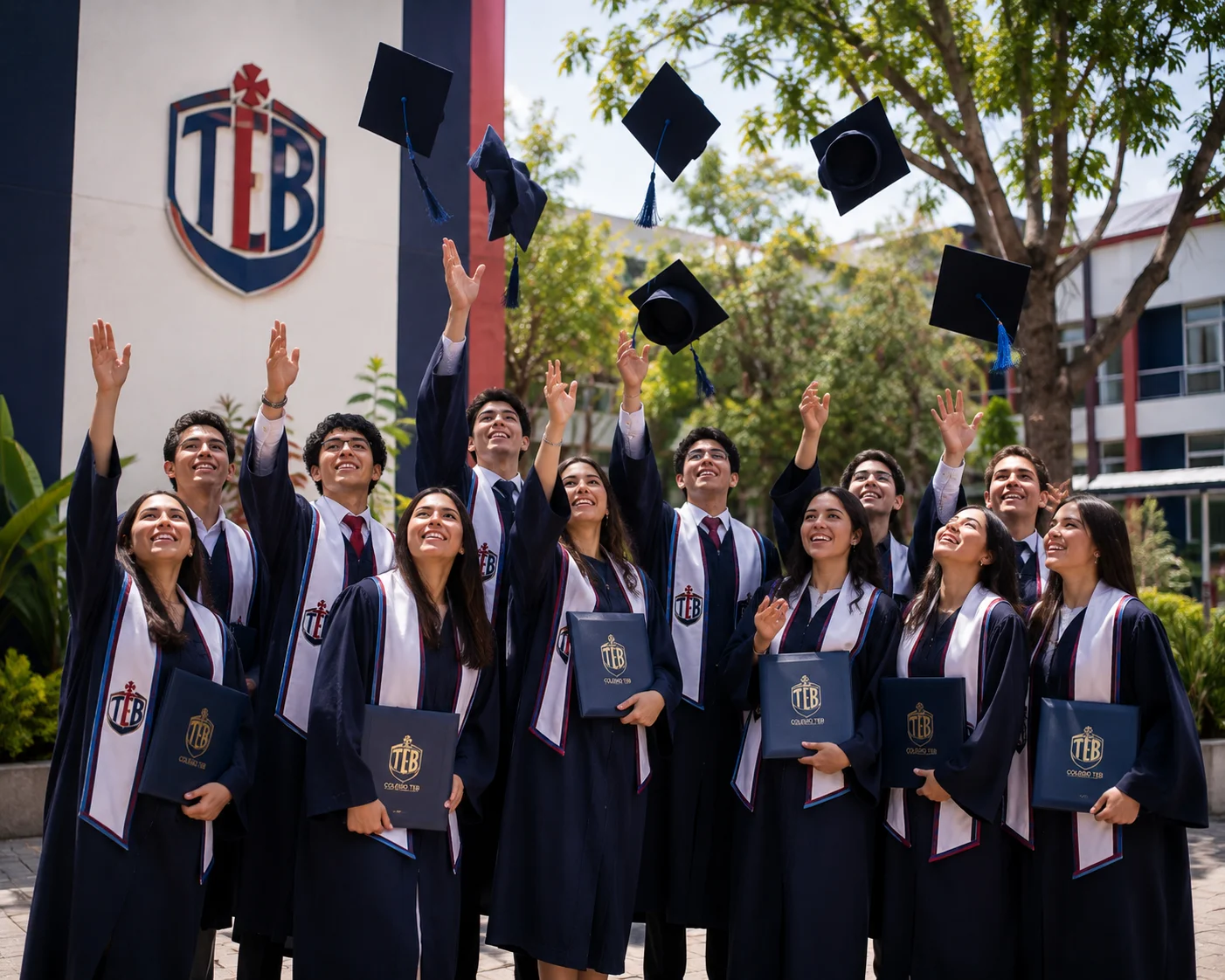 Estudiantes de Colegio TEB