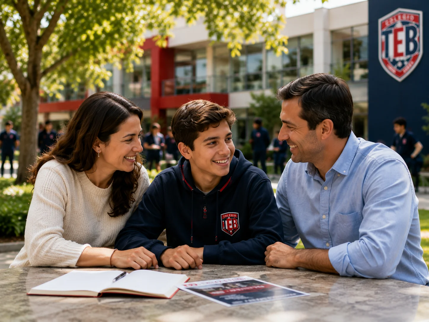 Familias y Titans Guardians de Colegio TEB