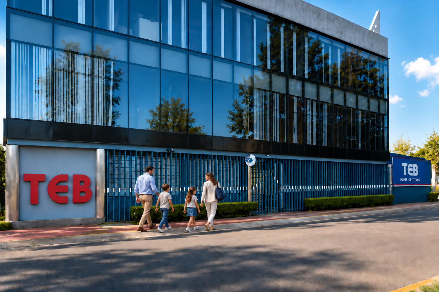Familias durante el proceso de admisiones de Colegio TEB